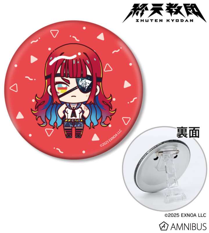 伏蝶まんじ ちょこんと！ 3WAY缶バッジ｜AMNIBUS