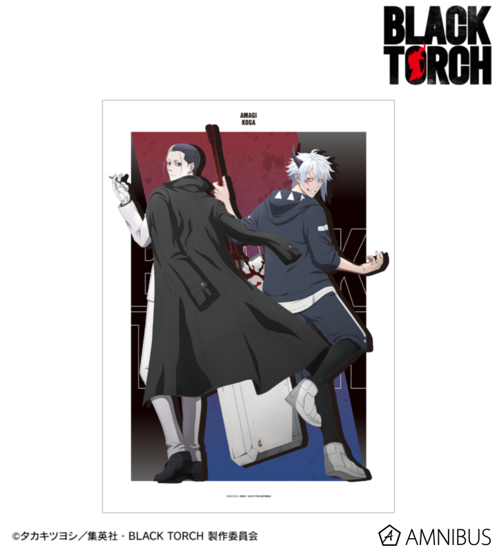 描き下ろし 天鬼&咬牙 戦う背中ver. A3マットポスター