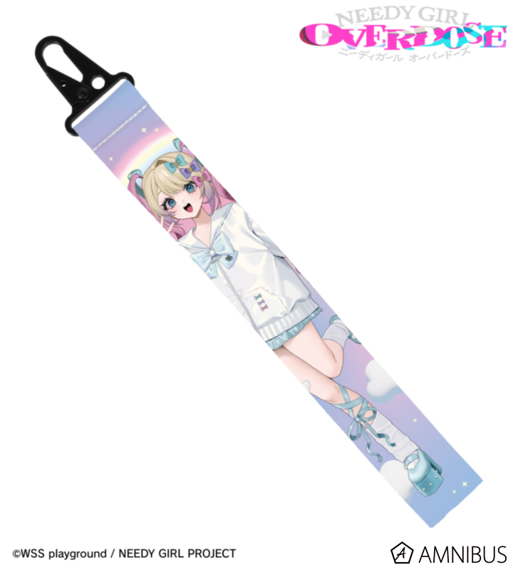TRAVAS TOKYOコラボ べべさんイラスト 超てんちゃん カラビナ付きバナータグ