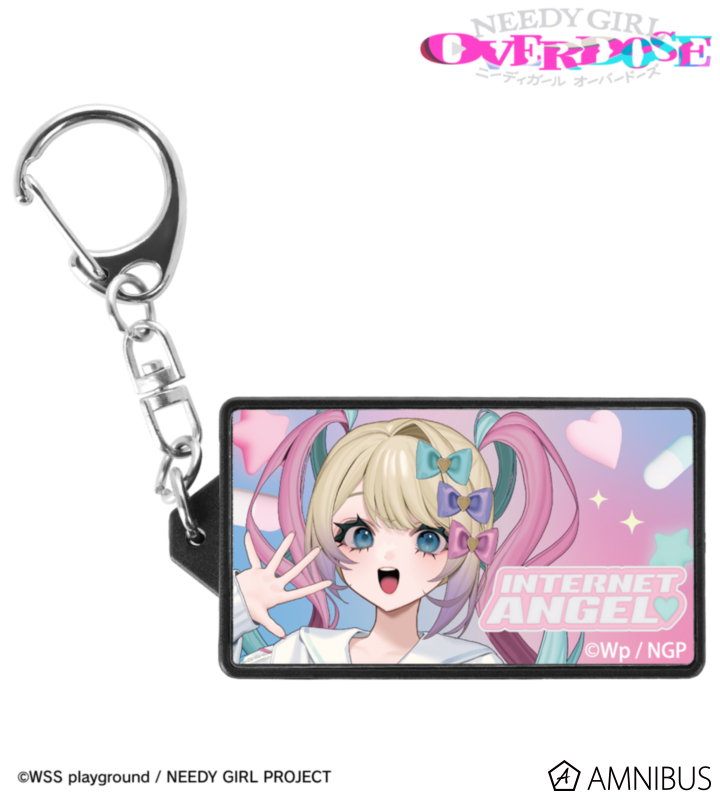 TRAVAS TOKYOコラボ べべさんイラスト 超てんちゃん LEDレトロ看板風キーホルダー