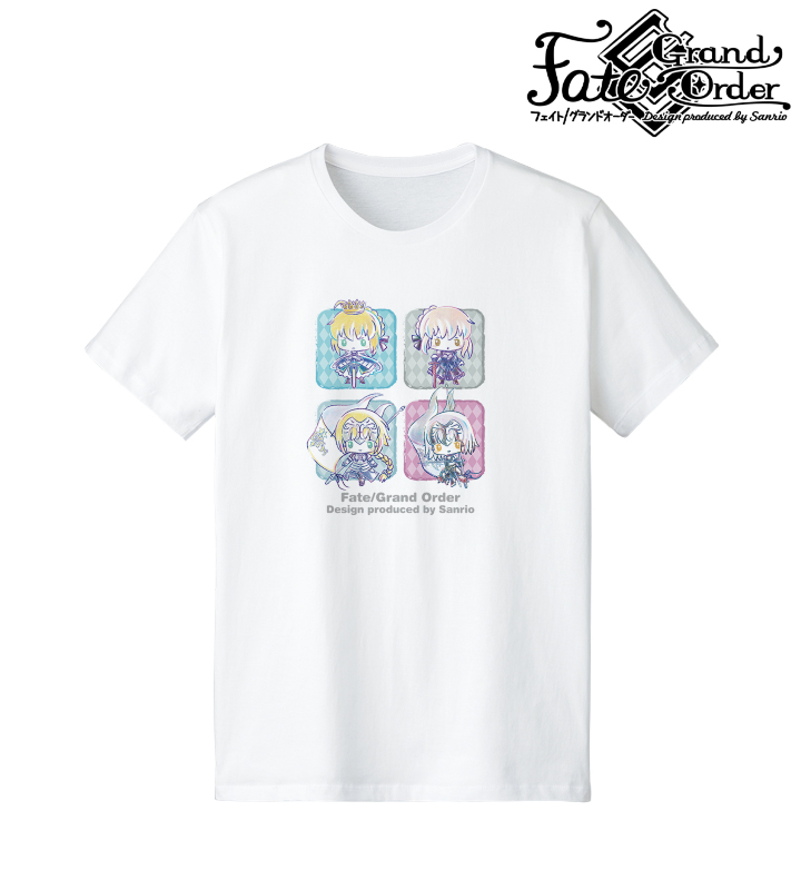 Fate Grand Order Design Produced By Sanrio Ani Art Tシャツ Ver B レディース Arma Bianca アルマビアンカ Fate Grand Order Design Produced By Sanrio Ani Art Tシャツ Ver B レディース Arma Bianca アルマビアンカ