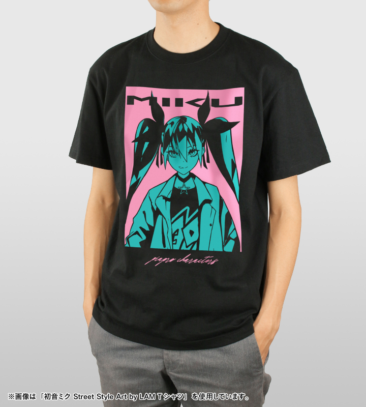 ピアプロ 初音ミク 巡音ルカ ナタリーストア Tシャツ Mサイズ ピアプロキャラクターズ 流星乙女ギャラクティア Galactic