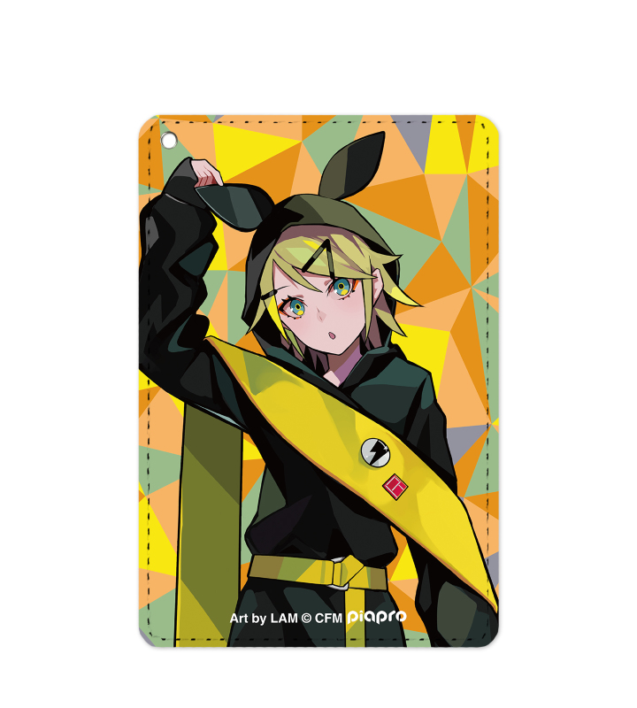 ピアプロキャラクターズ 鏡音リン Street Style Art By Lam 1ポケットパスケース Arma Bianca アルマビアンカ