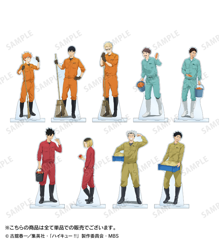 ハイキュー 東武動物公園 BIGアクリルスタンド 木兎光太郎 赤葦京治① ハイキュー!! TO THE TOP × 東武動物公園_描き下ろしイラスト 木