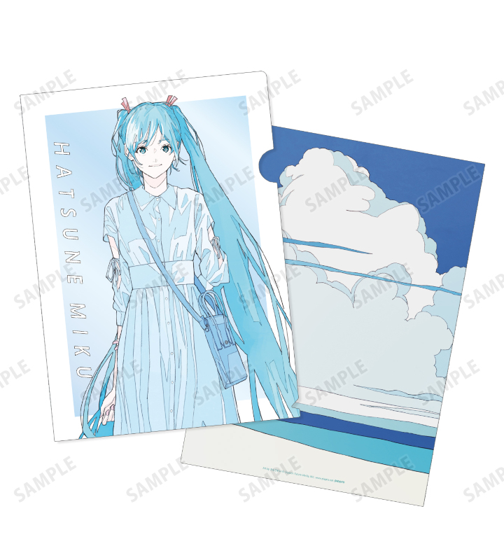 初音ミク クリアファイル 上倉エク 初音ミク クリアファイル 上倉エク