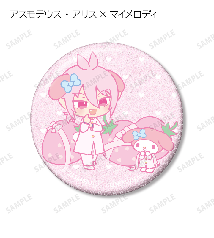 魔入間 オペラ サンリオコラボ 缶バッジ ステッカー ころっと 魔入りました入間くん サンリオコラボ オペラさん ハローキティ