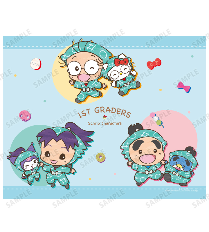 忍たま乱太郎×サンリオキャラクターズ - 一年生集合 キャンバス