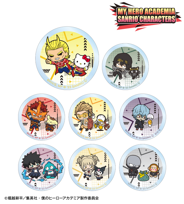 僕のヒーローアカデミア ステッカー 僕のヒーローアカデミア × サンリオキャラクターズ