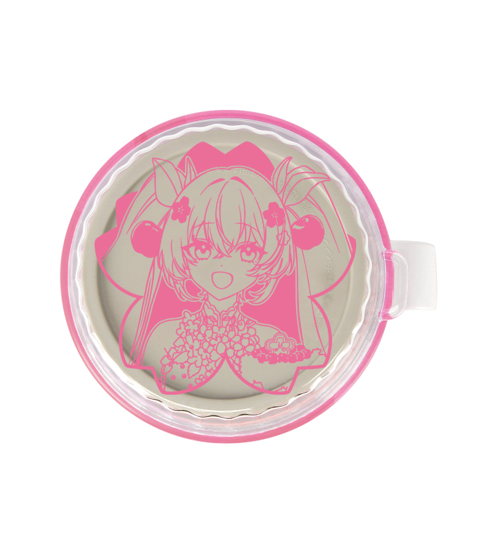 額入りイラスト　『melty sugar white』 水森亜土 ポストカード ホワイト 文具