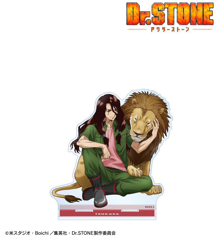 Dr.STONE レコード風アクリルバッジ 獅子王司 Dr.STONE レコード風アクリルバッジ 獅子王司 GOODS｜アニメ