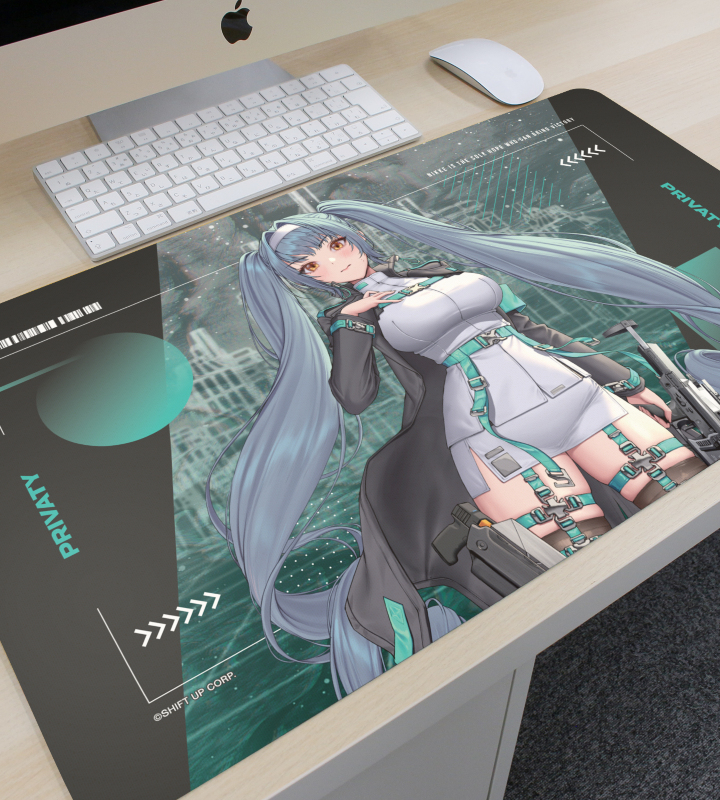NIKKE アニス 描き下ろしマルチデスクマット タクティカルファッション 勝利の女神：NIKKE LOVECACAOさんイラスト アニス タクティカル
