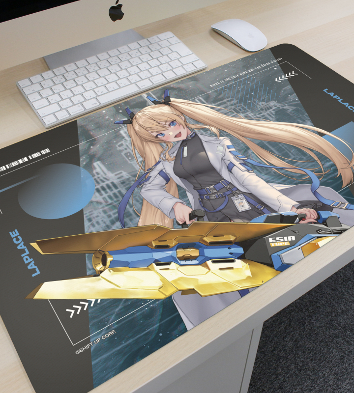 NIKKE アニス 描き下ろしマルチデスクマット タクティカルファッション 勝利の女神：NIKKE - LOVECACAOさんイラスト 集合 タクティカル