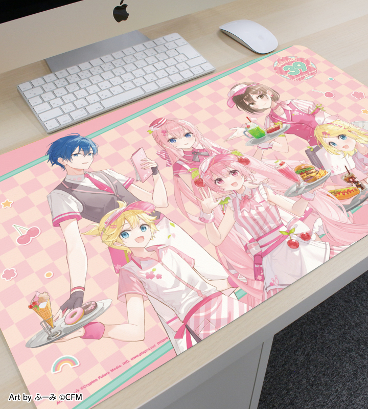桜ミク - 描き下ろし 集合 アメリカンダイナーver. Art by ふー