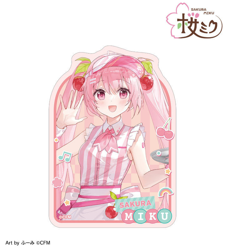 桜ミク - 描き下ろし 桜ミク アメリカンダイナーver. Art by ふ