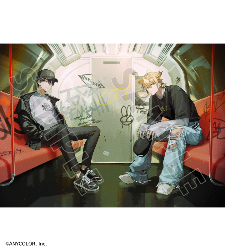 にじさんじ - NEW ERA®コラボ 剣持刀也 Tシャツ ブラック/ユニ