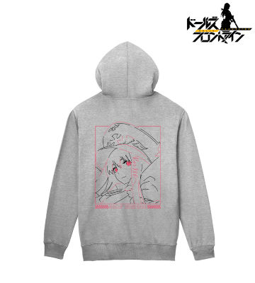 Kar98k lette-graph バックプリントジップパーカー