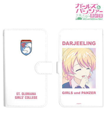 ダージリン Ani-Art clear label 手帳型スマホケース