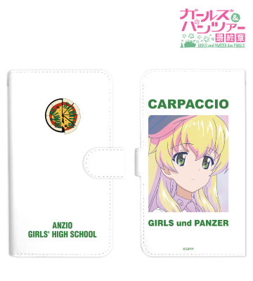 カルパッチョ Ani-Art clear label 手帳型スマホケース