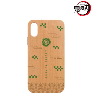 竈門炭治郎 ウッドiPhoneケース