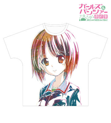 西住みほ Ani-Art フルグラフィックTシャツ