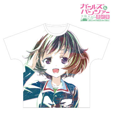 秋山優花里 Ani-Art フルグラフィックTシャツ