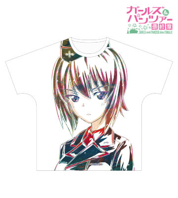 西住まほ Ani-Art フルグラフィックTシャツ