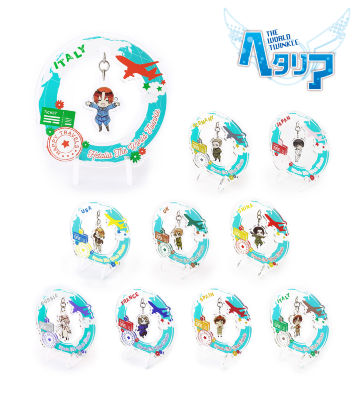 トレーディングゆらゆらアクリルスタンド ワールドトラベルVer.