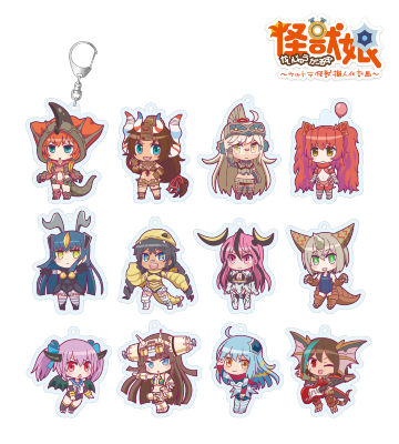トレーディングアクリルキーホルダー