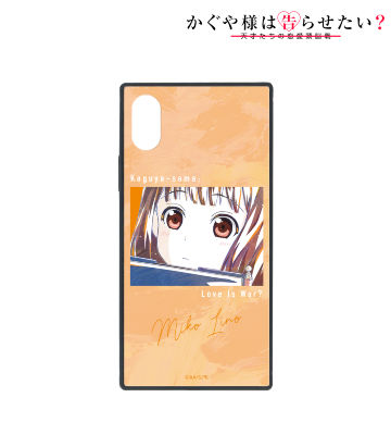 伊井野ミコ Ani-Art スクエア強化ガラスiPhoneケース