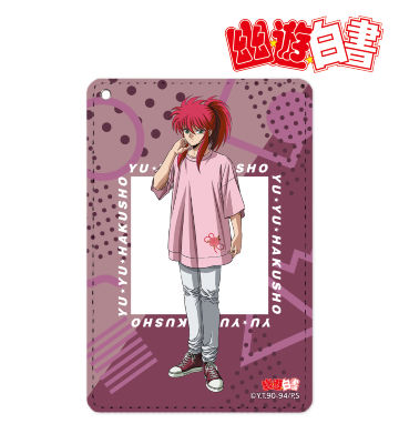 描き下ろしイラスト 蔵馬 90’sカジュアルver. 1ポケットパスケース