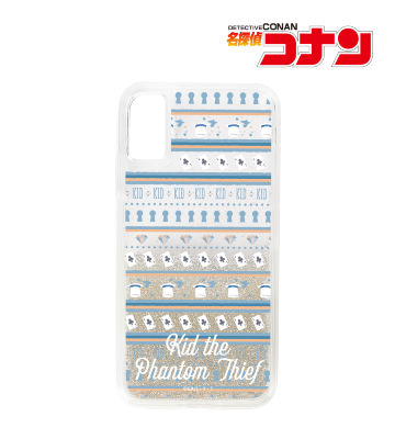 怪盗キッド モチーフ柄 グリッターiPhoneケース