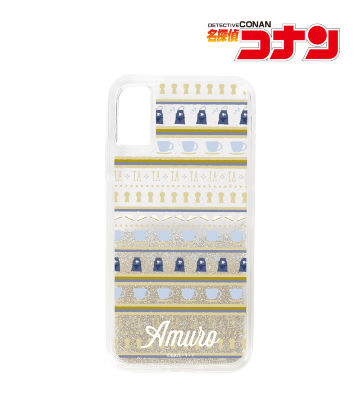 安室透 モチーフ柄 グリッターiPhoneケース