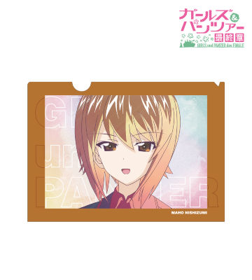 西住まほ Ani-Art clear label クリアファイル