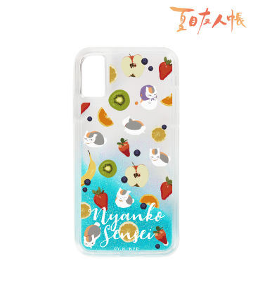 ニャンコ先生 フルーツver. グリッターiPhoneケース