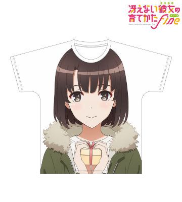 描き下ろしイラスト 加藤恵 バレンタインver. フルグラフィックTシャツ