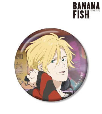 描き下ろしイラスト アッシュ・リンクス レコードショップver. 缶バッジ