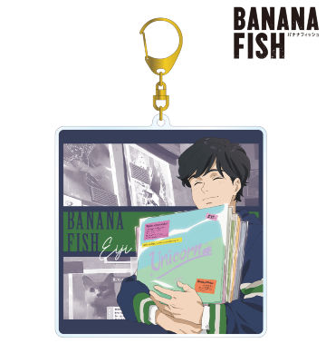 描き下ろしイラスト 奥村英二 レコードショップver. BIGアクリルキーホルダー