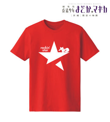rockin'starコラボ 佐倉杏子 白ロゴTシャツ/ユニセックス