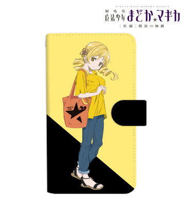 rockin'starコラボ 描き下ろしイラスト 巴マミ 手帳型スマホケース