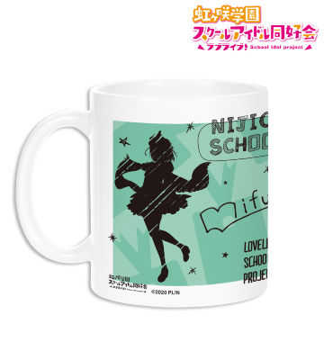 三船栞子 Ani-Sketch マグカップ