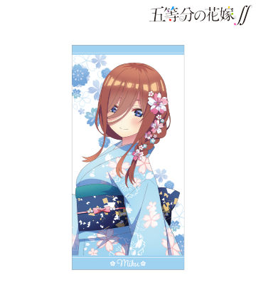 描き下ろしイラスト 三玖 桜和装ver. バスタオル