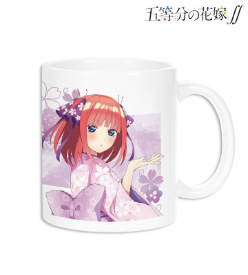 描き下ろしイラスト 二乃 桜和装ver. マグカップ