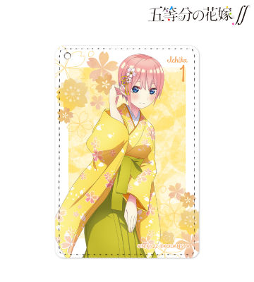 描き下ろしイラスト 一花 桜和装ver. 1ポケットパスケース