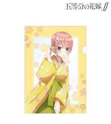 描き下ろしイラスト 一花 桜和装ver. クリアファイル