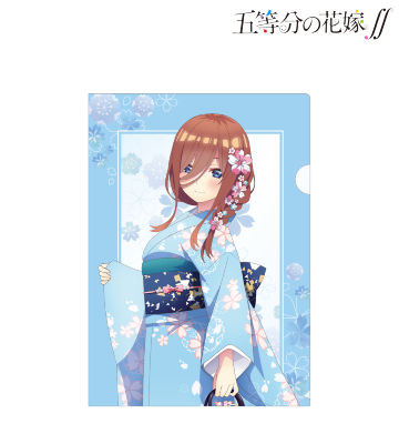描き下ろしイラスト 三玖 桜和装ver. クリアファイル