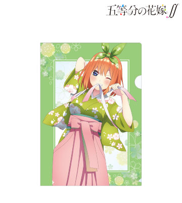 描き下ろしイラスト 四葉 桜和装ver. クリアファイル