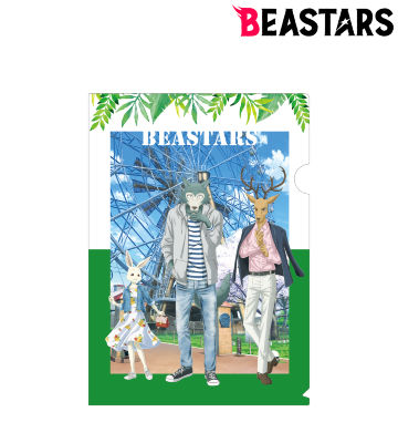 東武動物公園コラボ 描き下ろしイラスト 集合 私服ver. クリアファイル