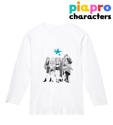 rockin'starコラボ 描き下ろしイラスト 集合 Art by 博 ロングTシャツ/ユニセックス