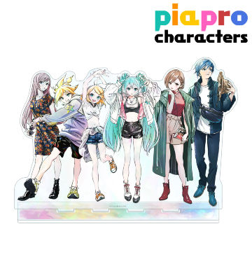 rockin'starコラボ 描き下ろしイラスト 集合 Art by 博 ホログラムBIGアクリルスタンド