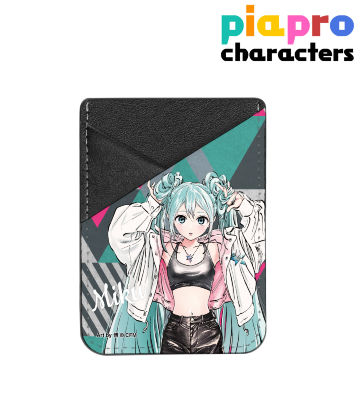 rockin'starコラボ 描き下ろしイラスト 初音ミク Art by 博 スマホカードポケット